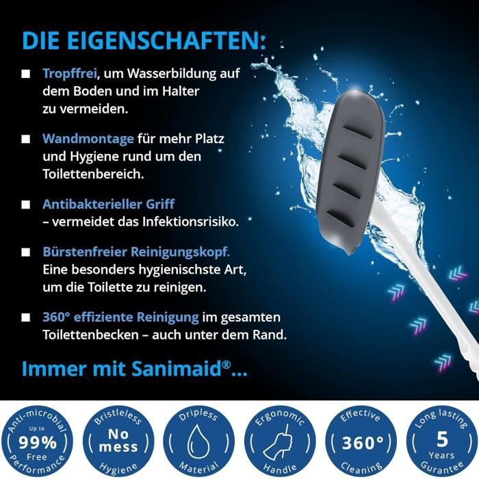 Norcks Brosse Toilette Silicone Plate Brosse De Nettoyage Salle De Bain