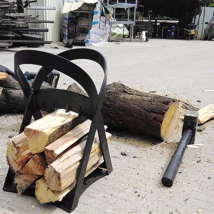 Fendeur De Bûches Manuel TC Technic LS-200A - Pour Bois De Chauffage, Cadre Acier