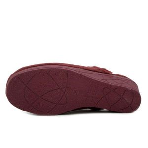Chaussures Femme Face à Face Taille 37 - Cuir Rouge à Talon Compensé - Occasion Excellent état