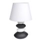 Lampe Pied Galets Blanc Mat Achat Vente Lampe Pied Galets