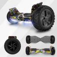 Hoverboard RCB 8.5 Pouces Tout Terrain Gyropode Hummer Bluetooth LED-0