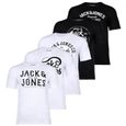 Jack&Jones T-Shirt Homme - , Paquet de 5-0