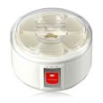 TD® yaourtiere multidelice 6 pots fromagiere maison appareil machine a yaourt glace electrique ustensile cuisine express pas cher-0