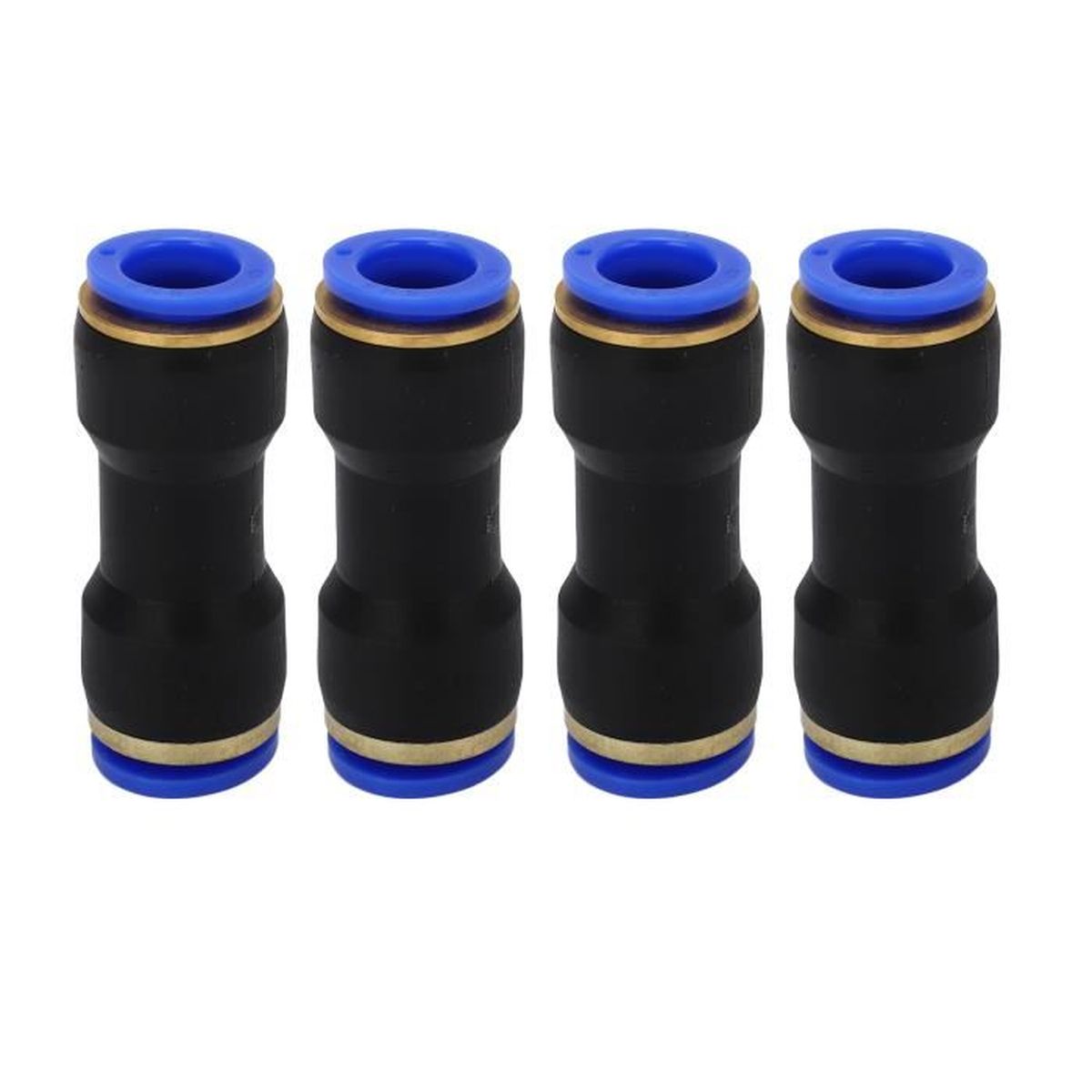 10 Pièces Coudes à Raccord Rapide Pneumatique 12mm - Connexions Air Immédiates