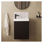 MOB-IN Meuble lave-mains LISA + robinet noir