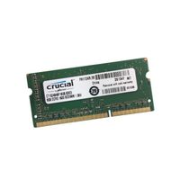 8Go RAM PC Portable Crucial CT102464BF160B.8DED SODIMM PC3-12800S 1600MHz CL11