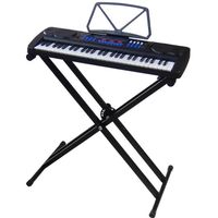 Clavier DynaSun MK4500 USB 54 Touches E-Piano Keyboard Fonction Enseignement Intelligent avec Support Stand