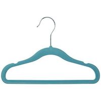 Simplify Lot De 25 Cintres Velours Pour Enfants – Fins, Antidérapants, Économiseurs D'Espace – Bleu Clair – Supporte 4,5 Kg