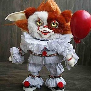 PELUCHE Peluche Halloween New Mogwai Handmade Doll,Clown M