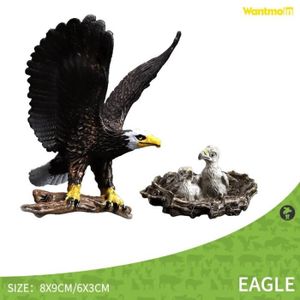 FIGURINE - PERSONNAGE Aigle - Figurines de Collection d'animaux sauvages