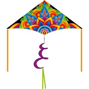 Cerf-Volant Monofil HQ Delta Rainbow Mandala 2 M 106104 Arc