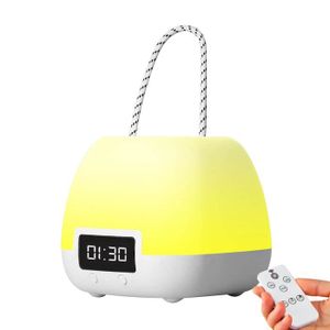 VEILLEUSE BÉBÉ Veilleuse LED, lampe de chevet, lanterne pour adultes et enfants, rechargeable par USB, gradable (blanc)