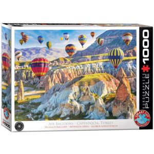 PUZZLE Puzzle 1000 pièces - Eurographics - Montgolfières 