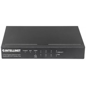 SWITCH - HUB ETHERNET  Switch réseau RJ45-SFP Intellinet 561174 5 portsfonction PoE 1 pc(s)
