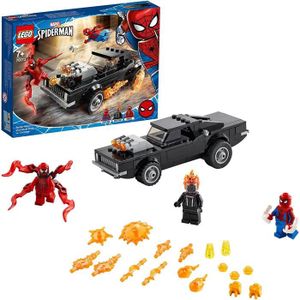 ASSEMBLAGE CONSTRUCTION LEGO 76173 Super Heroes Spider-Man et Ghost Rider 
