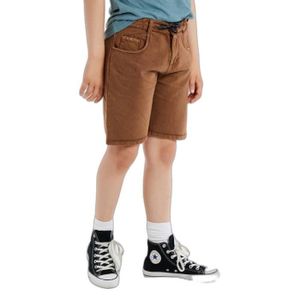 CUISSARD DE CYCLISME Short enfant Protest Orlin - beige - 14 ans - 100% coton - coupe ajustée - 5 poches
