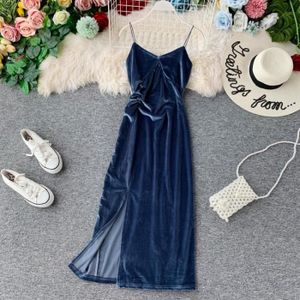 Robe longue velours Cdiscount