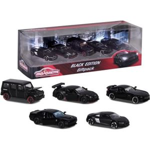 VOITURE - CAMION MAJORETTE Black Edition 5 véhicules Giftpack