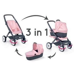 LANDAU - POUSSETTE SMOBY - Bébé Confort - Poussette + Landau 3 en 1 p