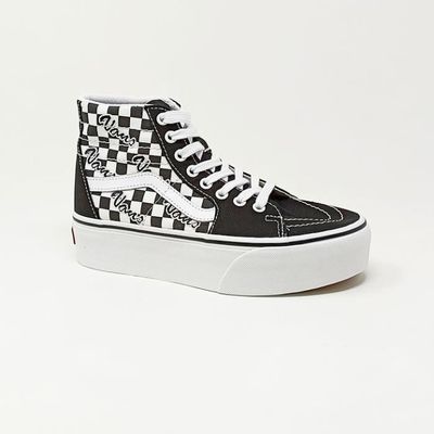 Vans sk8 store hi platform scacchi
