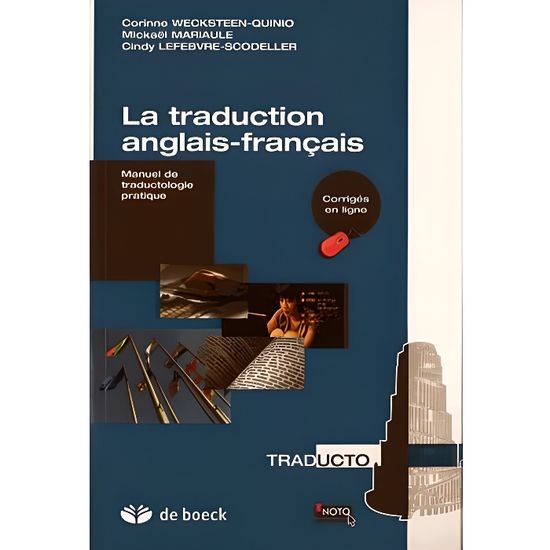 La Traduction Anglais Francais Cdiscount Librairie