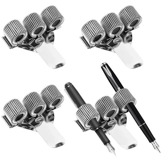 6 Porte-stylos Infirmière En Métal - Clip Réglable Pour Blouse, Idéal Étudiants, Médecins, Bureau