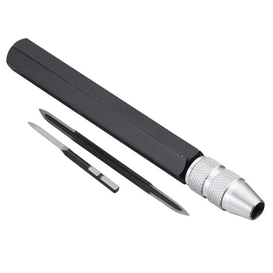 Kit De 2 Outils à ébavurer + 20 Lames | Pour Plastique Et Métal | Définition Précise