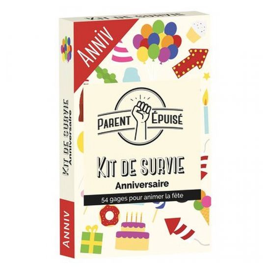 Parent Epuise Kit De Survie Anniversaire Cdiscount Jeux Jouets Parent Epuise Kit De Survie Anniversaire Cdiscount Jeux Jouets