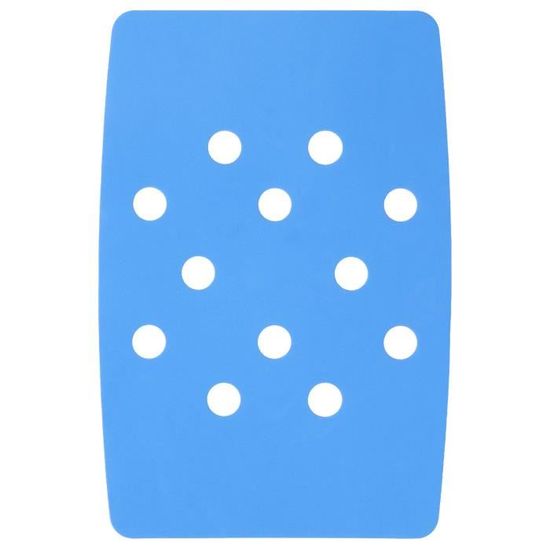 Coussin de chaise de douche - Coussin en EVA doux antidérapant avec trous, bleu | Siège chaud et confortable pour tabouret de salle de bain, accessoire antidérapant pour tabouret de douche