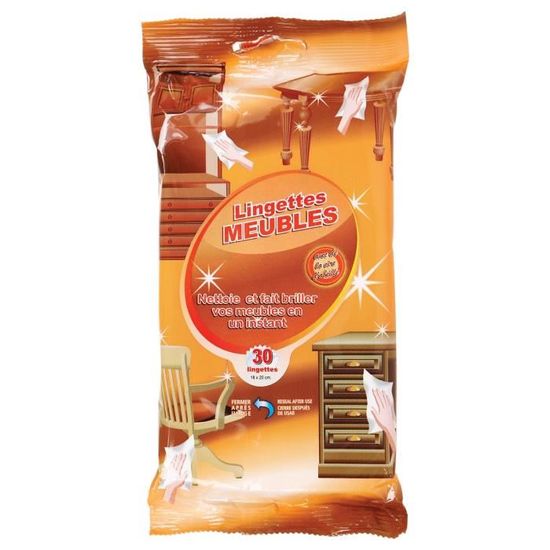 30 lingettes nettoyantes pour meubles cdiscount au quotidien