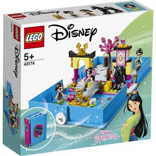 LEGO® Disney 43174 Les aventures de Mulan dans un livre de contes