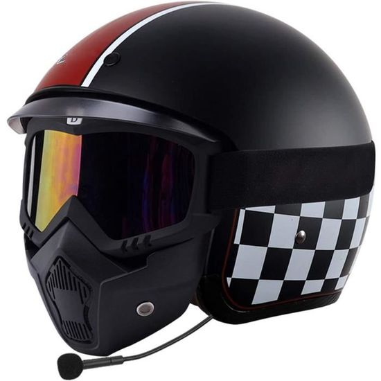 Protection Scooter ECE ORIGINE - Double Visière, Homologué ECE2206, Tailles XS-XL Casque Jet Moto Protection Scooter ECE ORIGINE - Double Visière, Homologué ECE2206, Tailles XS-XL Casque Jet Moto