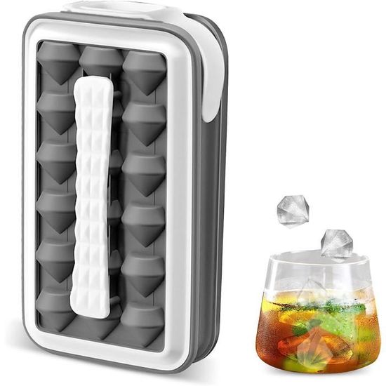 FHBHJNATC Teckel Bac a Glacon, Glacons Moule, Bac Glacon Silicone, Idéal pour Refroidir les Boissons, le Café, les jus de Fruits, la Préparation D'aliments Surgelés et les Événements Festifs (Orange