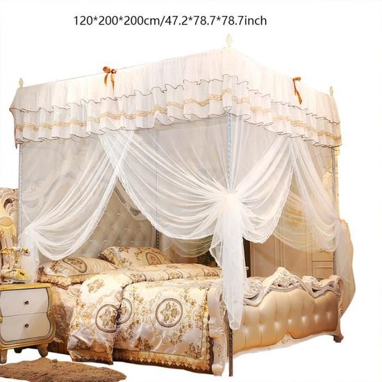 Moustiquaire Pour Lit Superposé Avec Dessus Anti-poussière - 95x195x150cm, Porte D'entrée | Camping, Dortoir