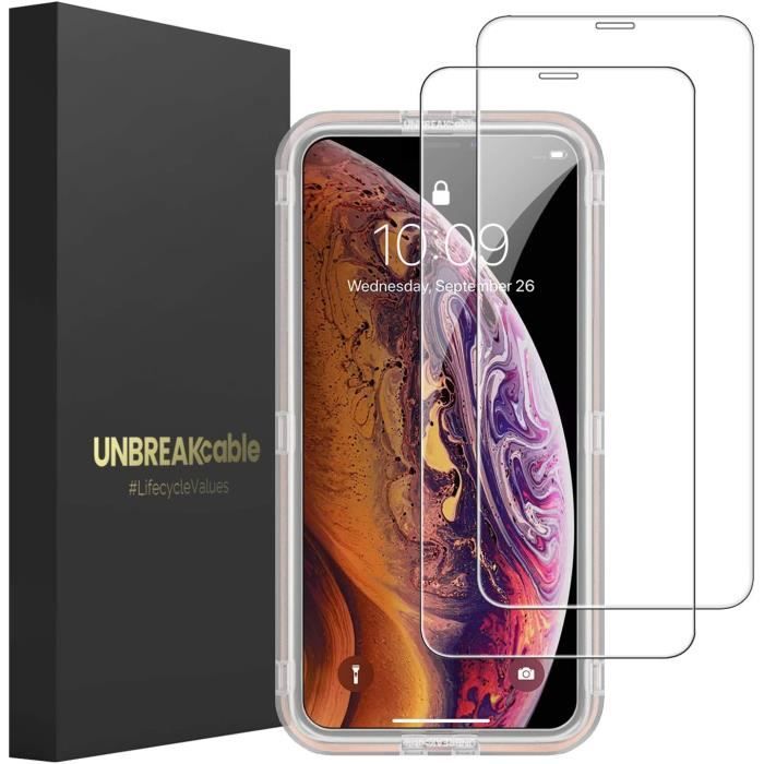 Verre trempé Verre trempé Full Cover iPhone XS Noir main image 1
