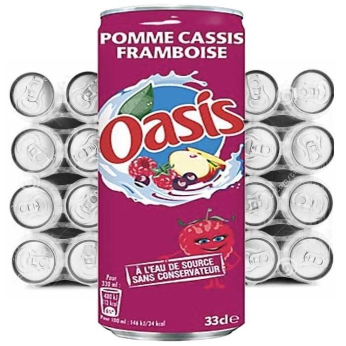 Jus de fruit Oasis - pomme et cassis