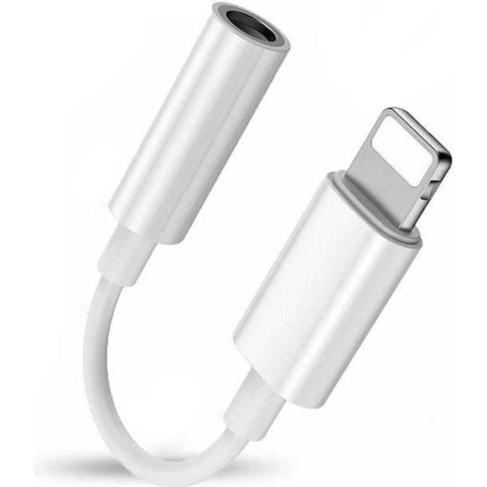Lightning to 3.5mm Audio Cable Jack Audio Câble adaptateur cable connection écouteur compatible Apple iPhone 7- 7 Plus