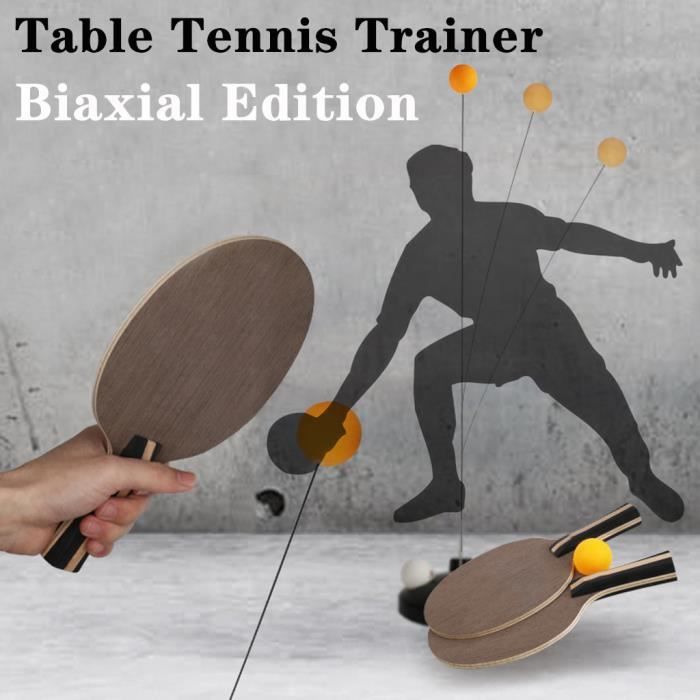 Dispositif d'élasticité de machine de formation d'axe de formateur de tennis de table d'adulte d'enfants @coercoo336