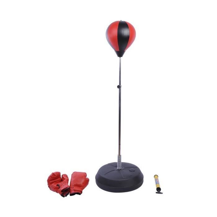Punching Ball Réglable Stronger Rouge et Noir