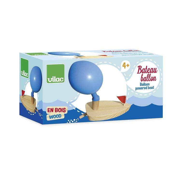 Vilac - 2906 - Jeux et Jouets en Bois - Bateau ballon