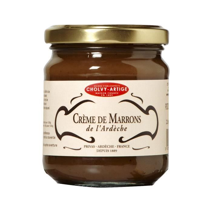 Crème de marrons de l'Ardèche vanillée - 250 g
