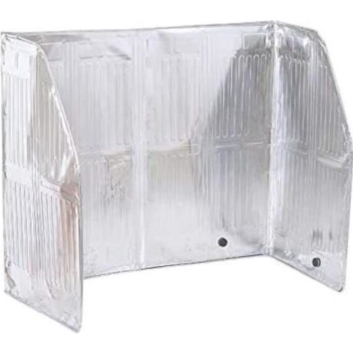 Plaque Anti-Projections de Cuisson,Plaque Anti-Projections en Aluminium Contre Les éclaboussures de Cuisson,120 x 50cm (1 Pcs)
