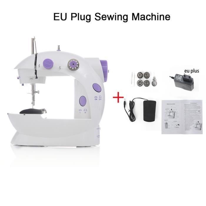 MACHINE A COUDRE,Machine à coudre coudre Costura Maquina De Costura Mini main a coudre Prensatelas maquina coser - EU PLUG