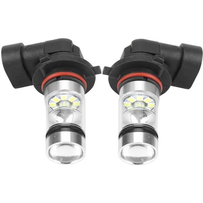Zerodis phare à LED 2 pièces 9006 / HB4 100W blanc LED haute luminosité phare ampoules Kit antibrouillard voiture conduite lampe
