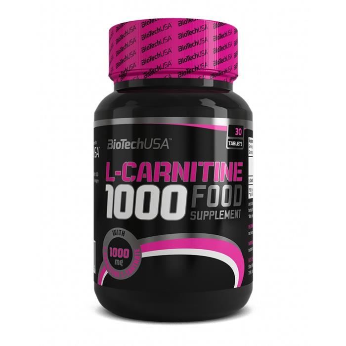 L-Carnitine 1 000 mg 30 comprimés