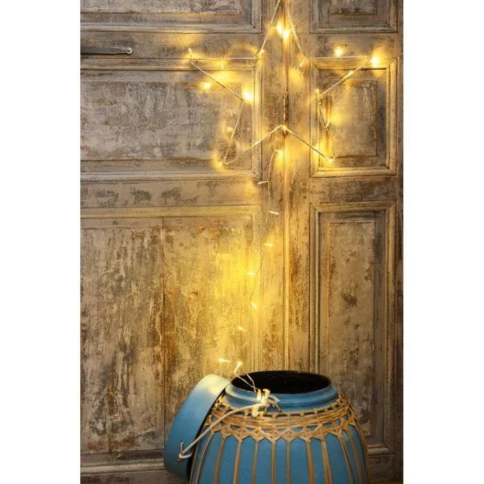 STAR-Etoile lumineuse LED d'extérieur Ø50cm Argenté Blachere Illumination