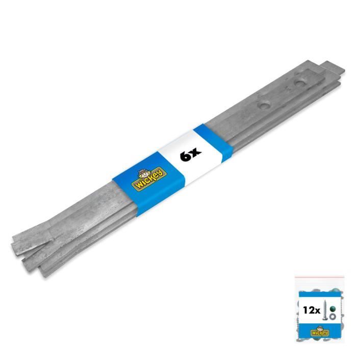 WICKEY Ancrage au sol SAFETY - Set a 6 pièces