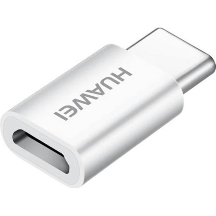 Adaptateur Original Huawei Universel - Micro-USB femele vers USB type C mâle