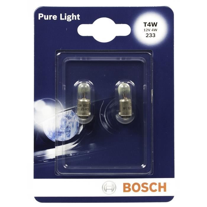 BOSCH Ampoule Pure Light 2 T4W 12V 4W