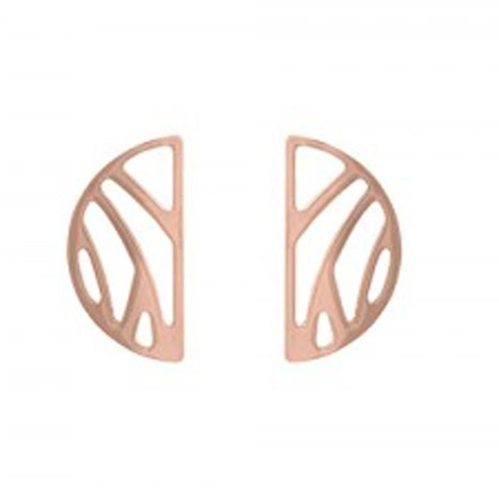 Bague - Anneau - Les Georgettes - Boucles d'oreilles Les Georgettes Perroquet 30mm Demi-Lune rosée